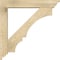 Ekena Millwork Balboa Traditional Rough Sawn Bracket w/ Offset Brace, Douglas Fir, 6"W x 32"D x 32"H BKT0604X32X32BOA01RDF - alternate 2